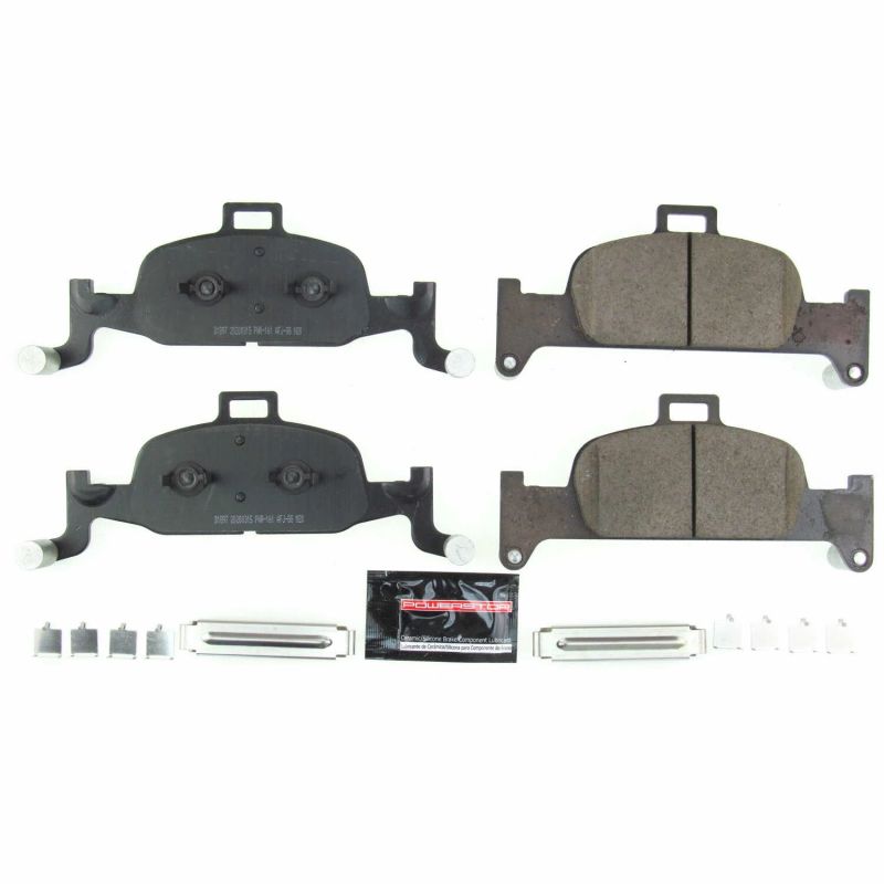Power Stop 17-18 Audi A4 Front Z23 Evolution Sport Brake Pads w/Hardware-Brake Pads - Performance-Grocery Getter Performance