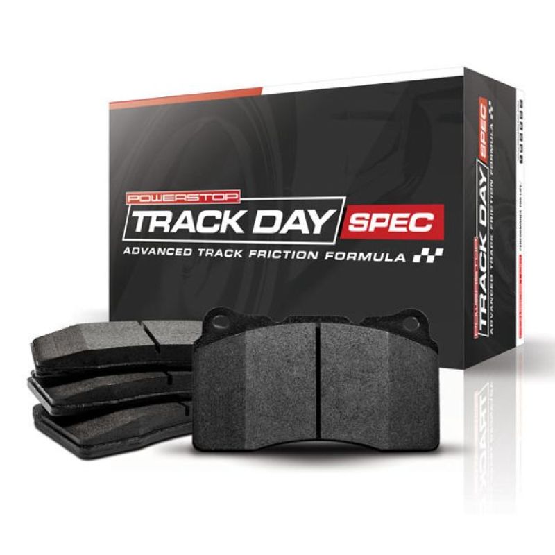 Power Stop 17-18 Fiat 124 Spider Front Track Day SPEC Brake Pads-Brake Pads - Racing-Grocery Getter Performance