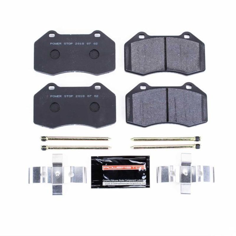 Power Stop 17-18 Fiat 124 Spider Front Track Day SPEC Brake Pads-Brake Pads - Racing-Grocery Getter Performance