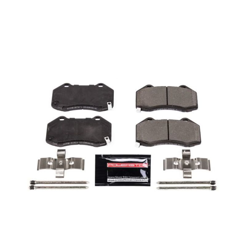 Power Stop 17-18 Fiat 124 Spider Front Z23 Evolution Sport Brake Pads w/Hardware-Brake Pads - Performance-Grocery Getter Performance