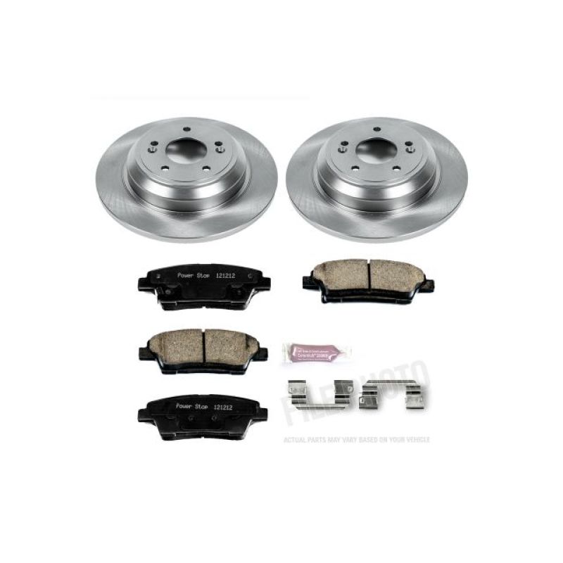 Power Stop 17-18 Genesis G80 Rear Autospecialty Brake Kit-Brake Kits - OE-Grocery Getter Performance