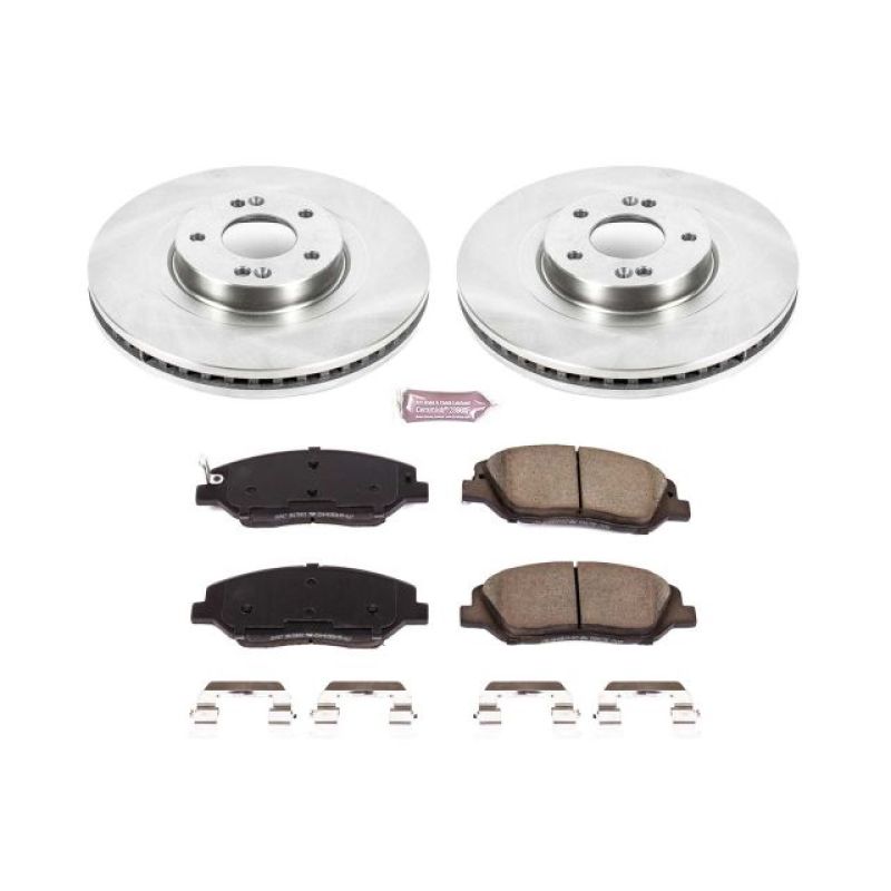 Power Stop 17-18 Hyundai Santa Fe Front Autospecialty Brake Kit-Brake Kits - OE-Grocery Getter Performance