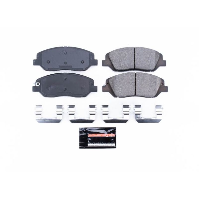 Power Stop 17-18 Hyundai Santa Fe Front Z23 Evolution Sport Brake Pads w/Hardware-Brake Pads - Performance-Grocery Getter Performance