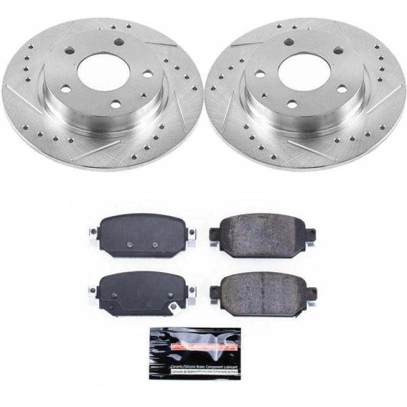 Power Stop 17-18 Mazda 3 Rear Z23 Evolution Sport Brake Kit-Brake Kits - Performance D&S-Grocery Getter Performance