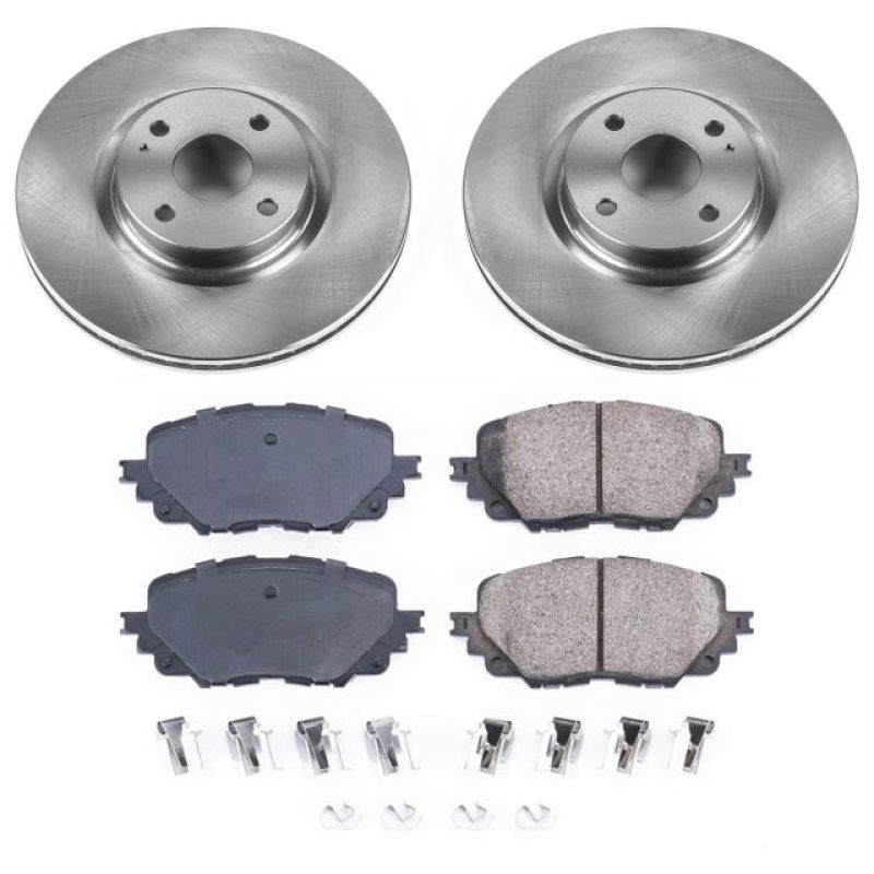 Power Stop 17-19 Fiat 124 Spider Front Autospecialty Brake Kit-Brake Kits - OE-Grocery Getter Performance