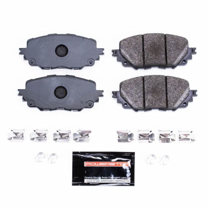 Power Stop 17-19 Fiat 124 Spider Front Track Day Brake Pads-Brake Pads - Racing-Grocery Getter Performance