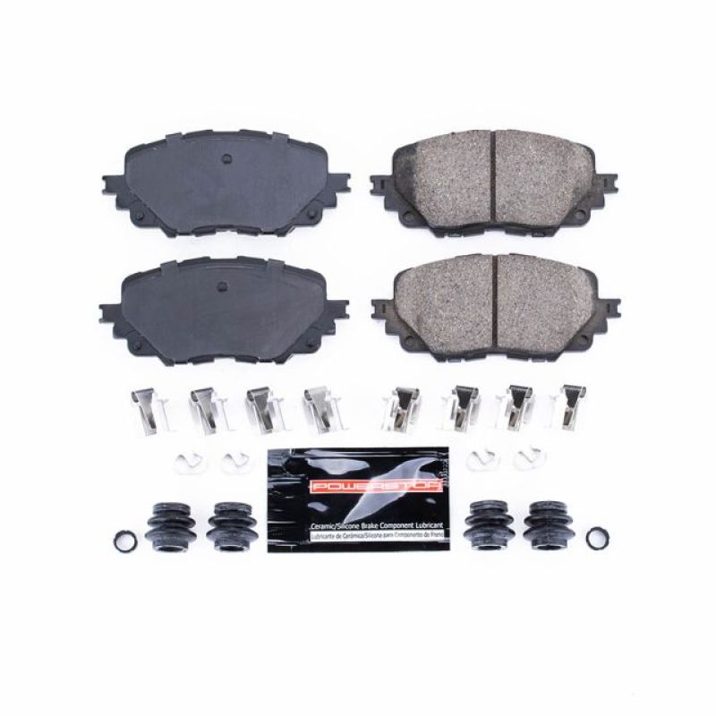 Power Stop 17-19 Fiat 124 Spider Front Z23 Evolution Sport Brake Pads w/Hardware-Brake Pads - Performance-Grocery Getter Performance