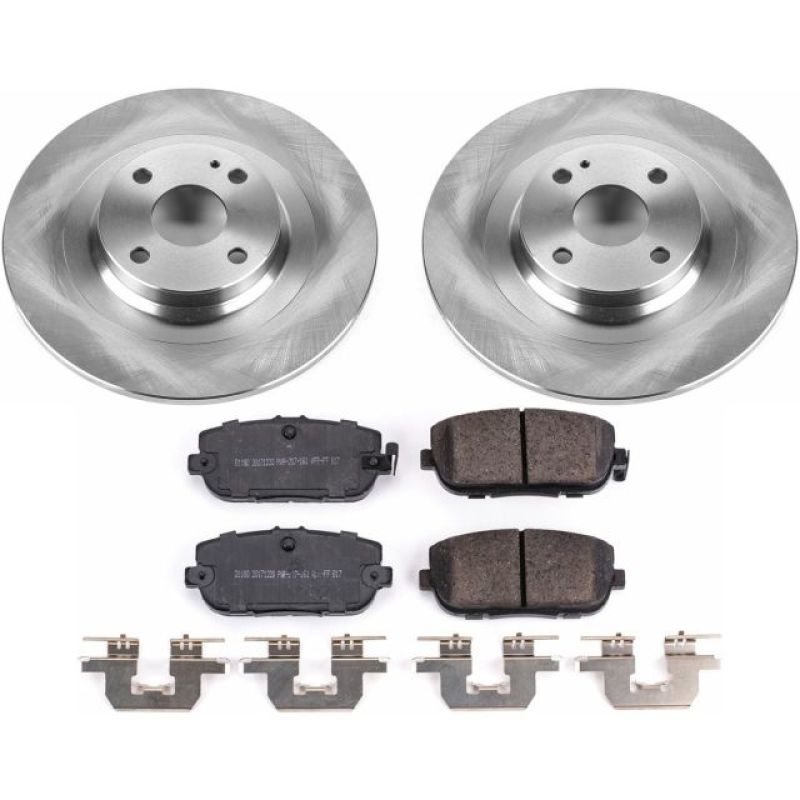 Power Stop 17-19 Fiat 124 Spider Rear Autospecialty Brake Kit-Brake Kits - OE-Grocery Getter Performance