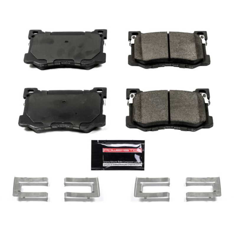 Power Stop 17-19 Genesis G80 Front Z23 Evolution Sport Brake Pads w/Hardware-Brake Pads - Performance-Grocery Getter Performance