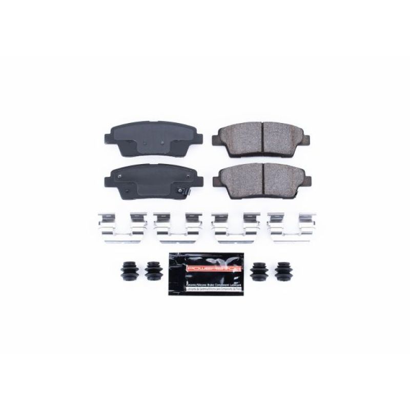 Power Stop 17-19 Genesis G80 Rear Z23 Evolution Sport Brake Pads w/Hardware-Brake Pads - Performance-Grocery Getter Performance