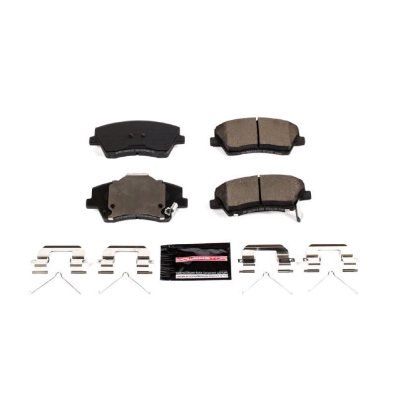 Power Stop 17-19 Hyundai Elantra Front Z23 Evolution Sport Brake Pads w/Hardware-Brake Pads - Performance-Grocery Getter Performance