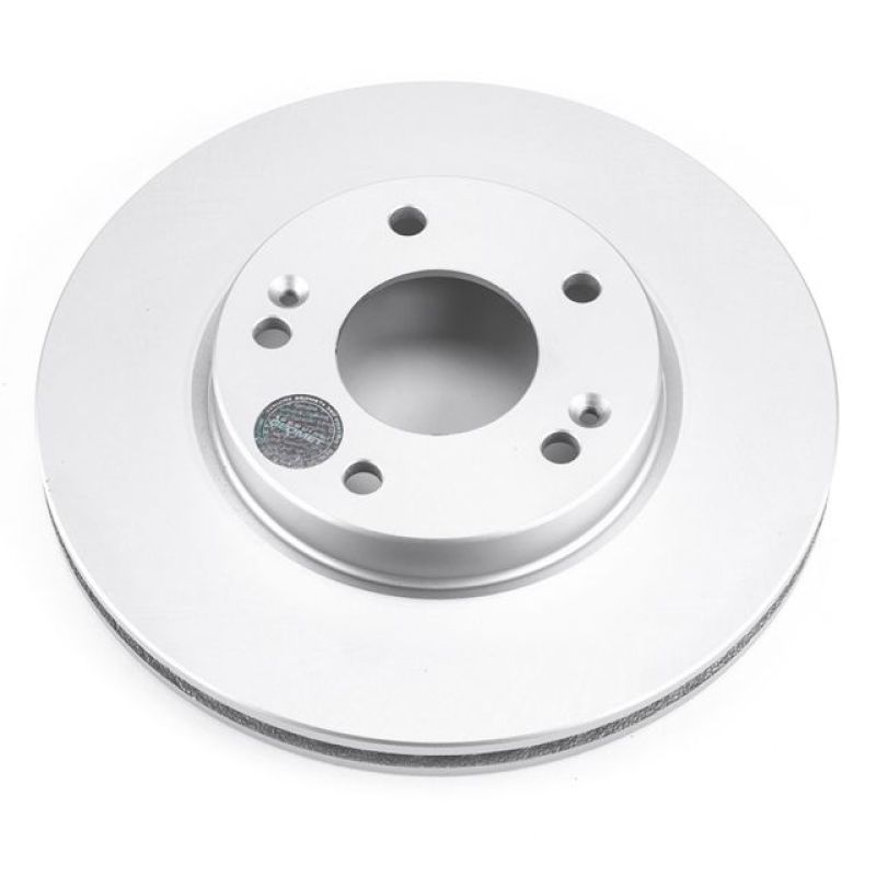 Power Stop 17-19 Hyundai Ioniq Front Evolution Geomet Coated Rotor-Brake Rotors - OE - Cryo-Grocery Getter Performance