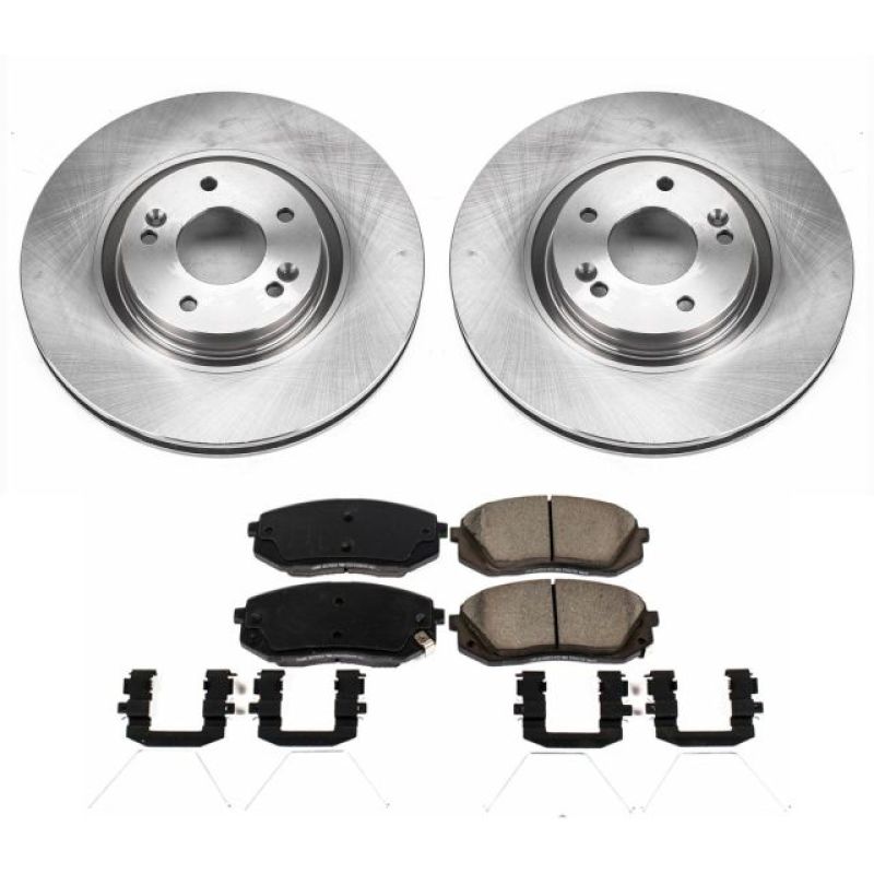 Power Stop 17-19 Hyundai Sonata Front Autospecialty Brake Kit-Brake Kits - OE-Grocery Getter Performance
