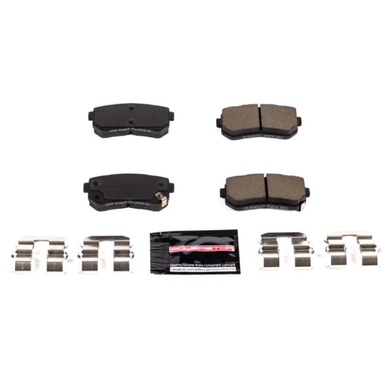 Power Stop 17-19 Hyundai Sonata Rear Z23 Evolution Sport Brake Pads w/Hardware-Brake Pads - Performance-Grocery Getter Performance