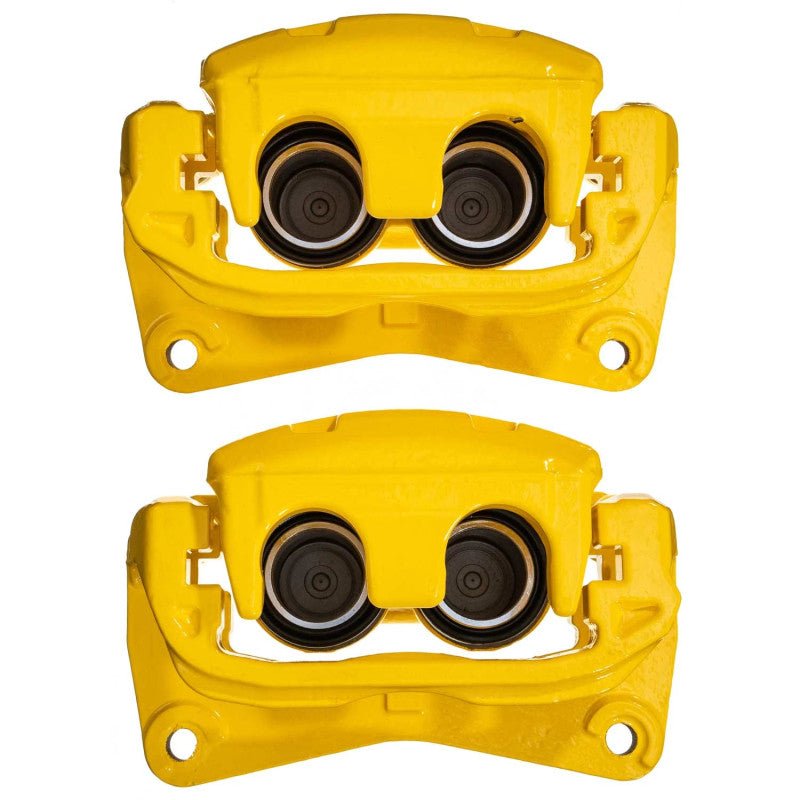 Power Stop 17-20 Toyota 86 Front Yellow Caliper w/Bracket (Pair)-Brake Calipers - Perf-Grocery Getter Performance