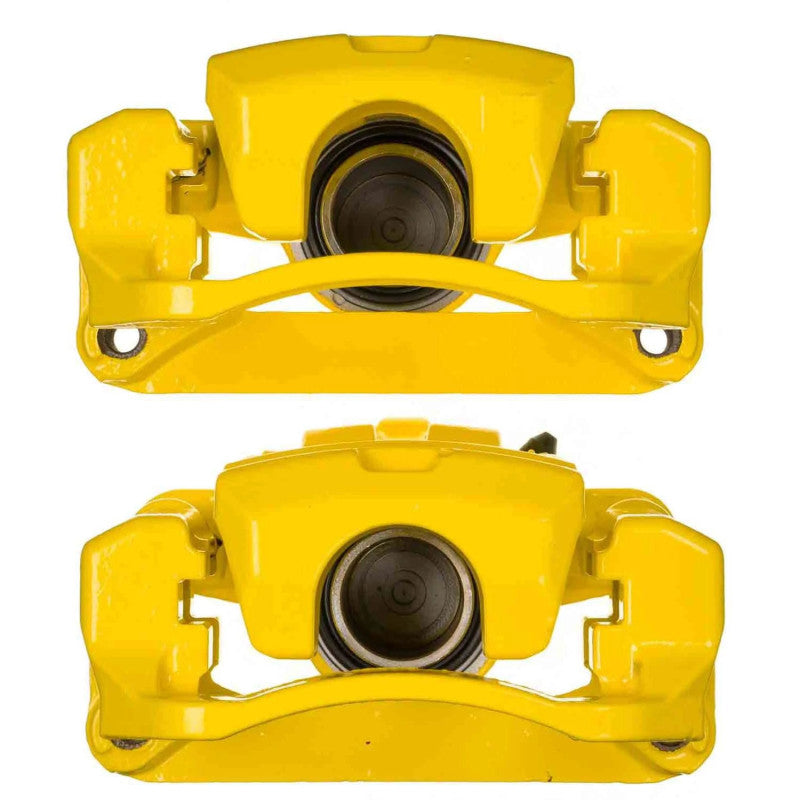 Power Stop 17-20 Toyota 86 Rear Yellow Caliper w/Bracket (Pair)-Brake Calipers - Perf-Grocery Getter Performance