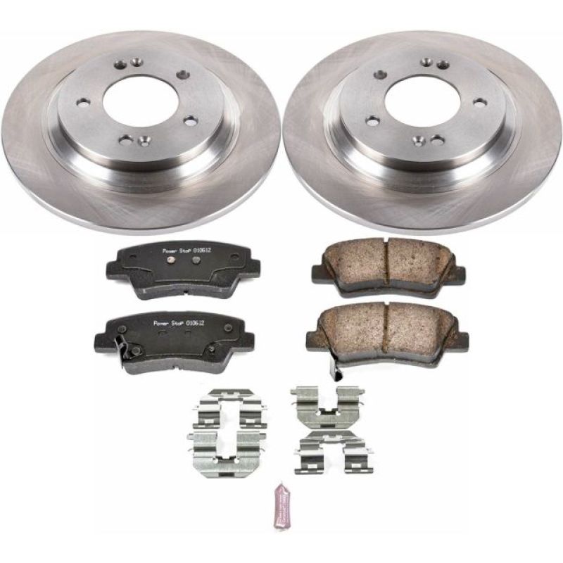 Power Stop 18-19 Hyundai Elantra GT Rear Autospecialty Brake Kit-Brake Kits - OE-Grocery Getter Performance
