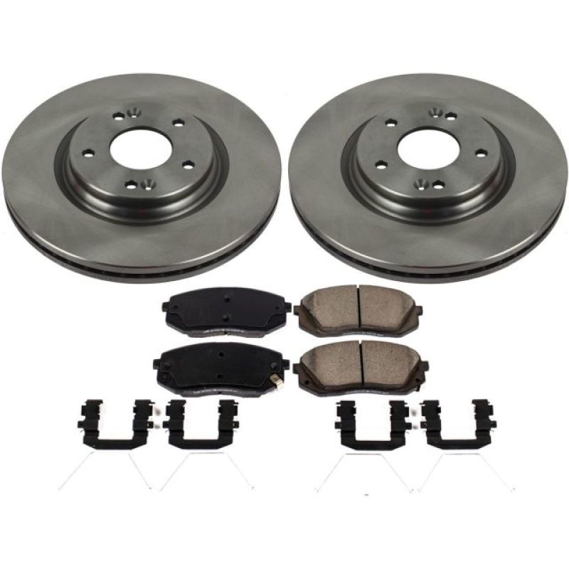 Power Stop 18-19 Hyundai Kona Front Autospecialty Brake Kit-Brake Kits - OE-Grocery Getter Performance