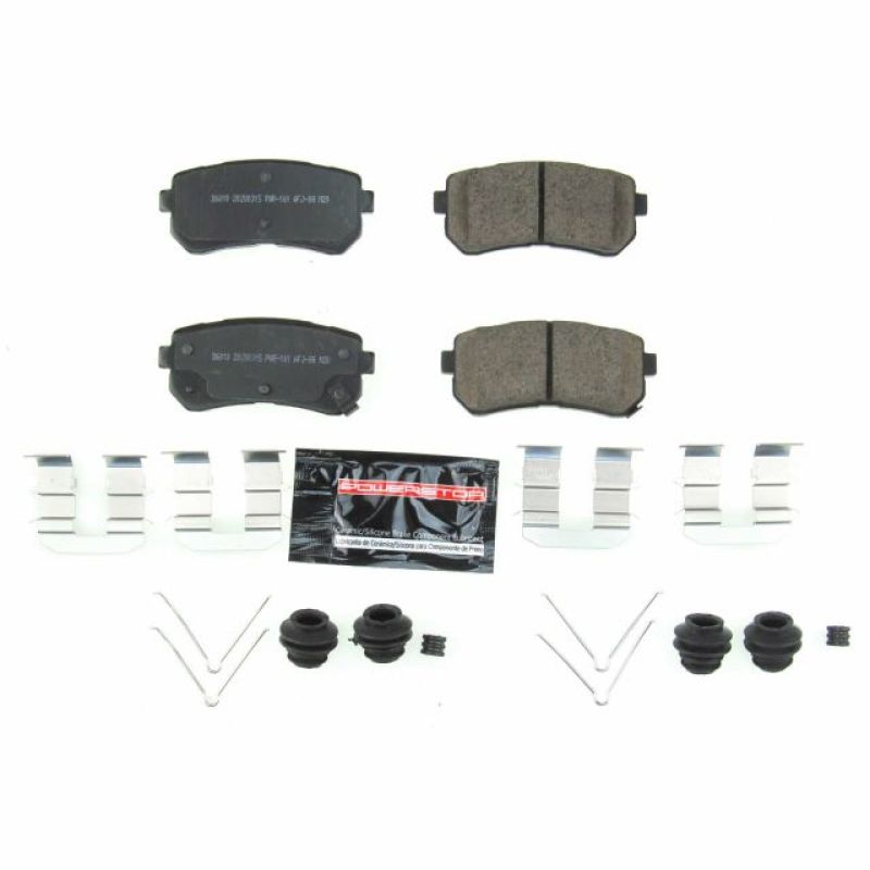 Power Stop 18-19 Hyundai Kona Rear Z23 Evolution Sport Brake Pads w/Hardware-Brake Pads - Performance-Grocery Getter Performance