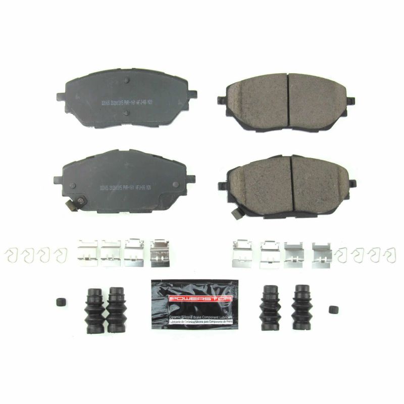 Power Stop 18-19 Toyota C-HR Front Z23 Evolution Sport Brake Pads w/Hardware-Brake Pads - Performance-Grocery Getter Performance