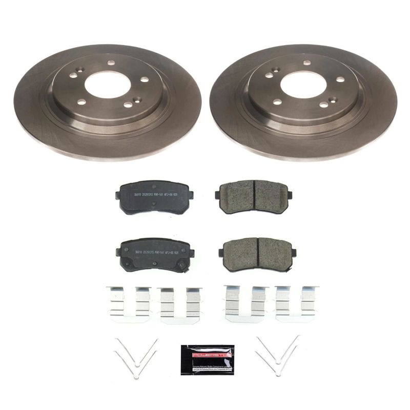 Power Stop 18-20 Hyundai Kona Rear Autospecialty Brake Kit-Brake Kits - OE-Grocery Getter Performance