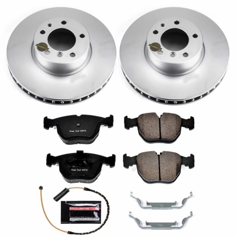 Power Stop 1995 BMW 740i Front Z23 Evolution Sport Coated Brake Kit-Brake Kits - Performance D&S-Grocery Getter Performance