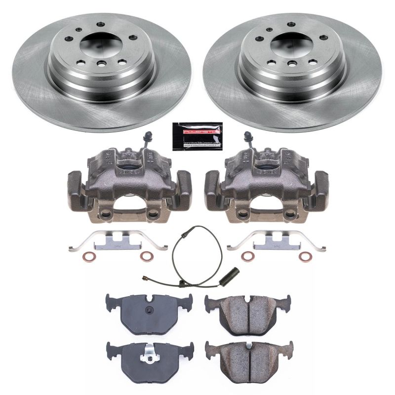 Power Stop 1995 BMW 740i Rear Autospecialty Brake Kit w/Calipers-Brake Kits - OE-Grocery Getter Performance