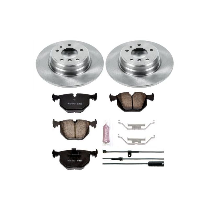 Power Stop 1995 BMW 740i Rear Autospecialty Brake Kit-Brake Kits - OE-Grocery Getter Performance