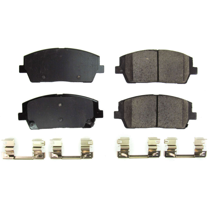Power Stop 20-21 Hyundai Palisade Front Z17 Evolution Ceramic Brake Pads w/Hardware-Brake Pads - OE-Grocery Getter Performance