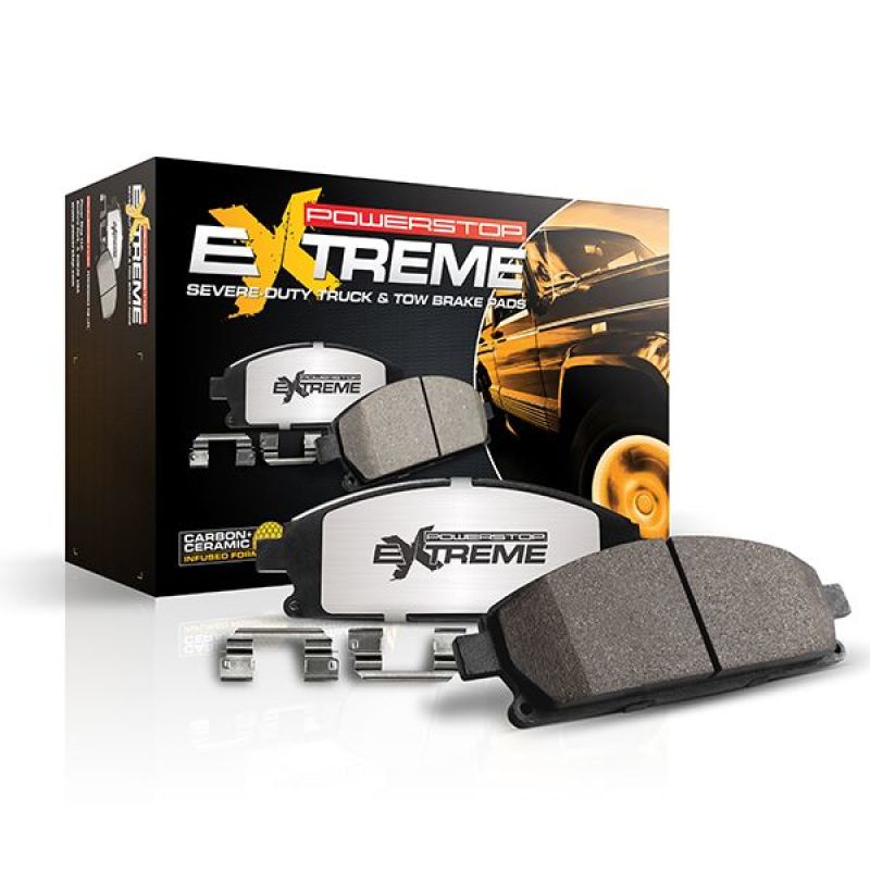 Power Stop 20-21 Toyota Highlander Front Z36 Truck & Tow Brake Pads w/Hardware-Brake Pads - Performance-Grocery Getter Performance