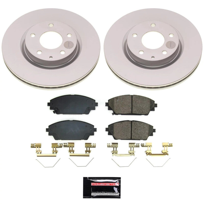 Power Stop 20-22 Mazda CX-30 Front Z17 Coated Brake Kit-Brake Kits - Performance Blank-Grocery Getter Performance