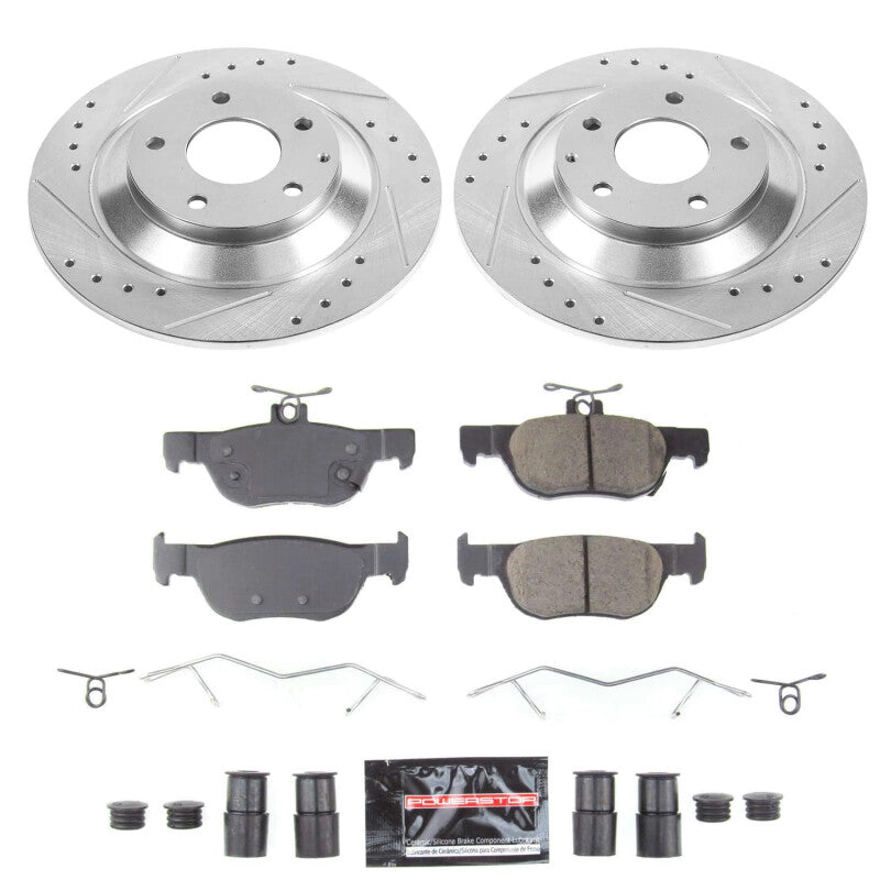 Power Stop 20-22 Mazda CX-30 Rear Z23 Evolution Brake Kit-Brake Kits - Performance D&S-Grocery Getter Performance