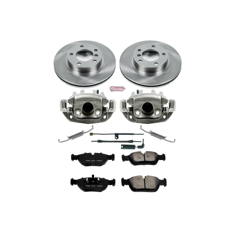 Power Stop 2000 BMW 323Ci Front Autospecialty Brake Kit w/Calipers-Brake Kits - OE-Grocery Getter Performance
