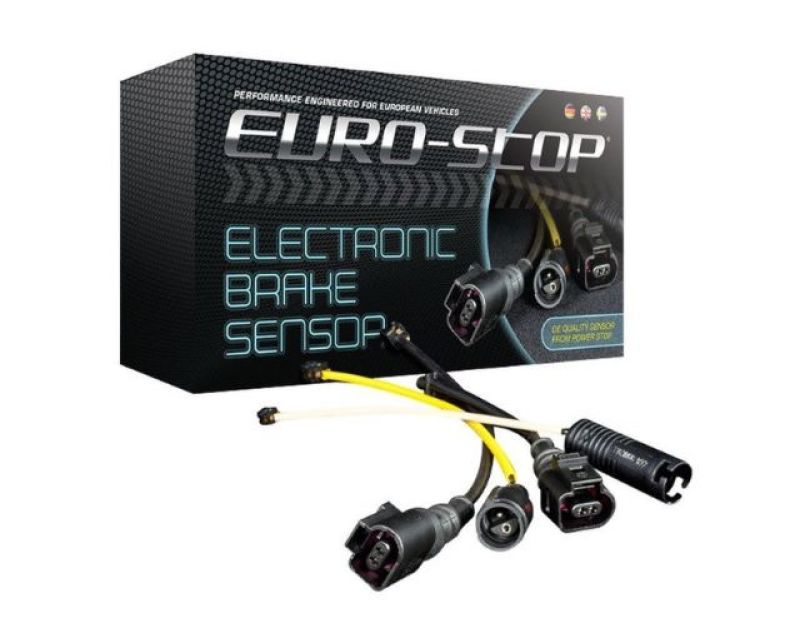 Power Stop 2000 BMW 323Ci Front Euro-Stop Electronic Brake Pad Wear Sensor-Brake Hardware-Grocery Getter Performance