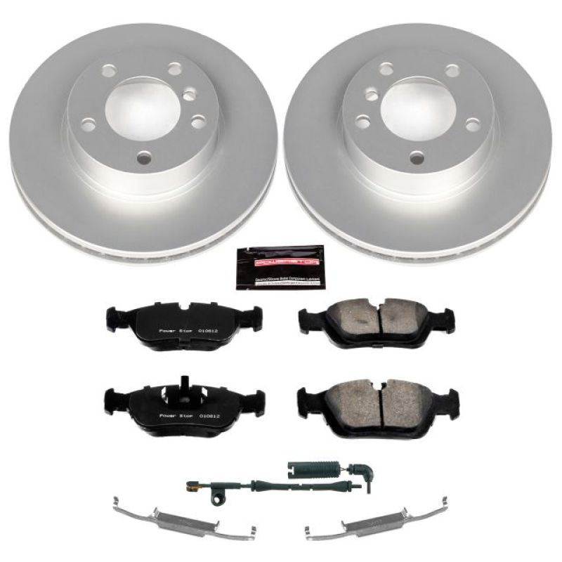 Power Stop 2000 BMW 323Ci Front Z23 Evolution Sport Coated Brake Kit-Brake Kits - Performance D&S-Grocery Getter Performance