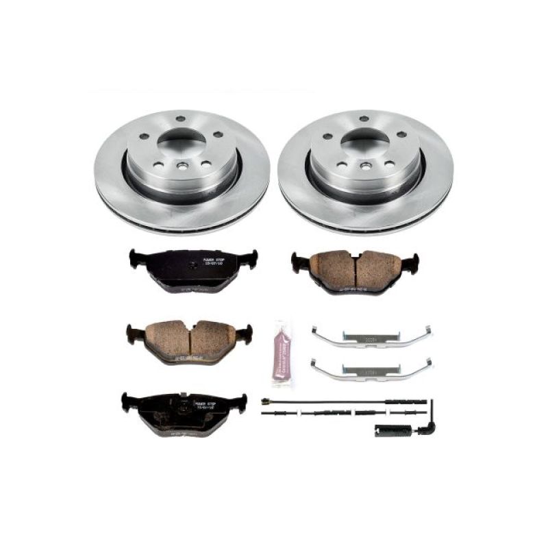 Power Stop 2000 BMW 323Ci Rear Autospecialty Brake Kit-Brake Kits - OE-Grocery Getter Performance