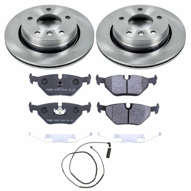 Power Stop 2000 BMW 323Ci Rear Track Day Brake Kit-Brake Kits - Performance Blank-Grocery Getter Performance