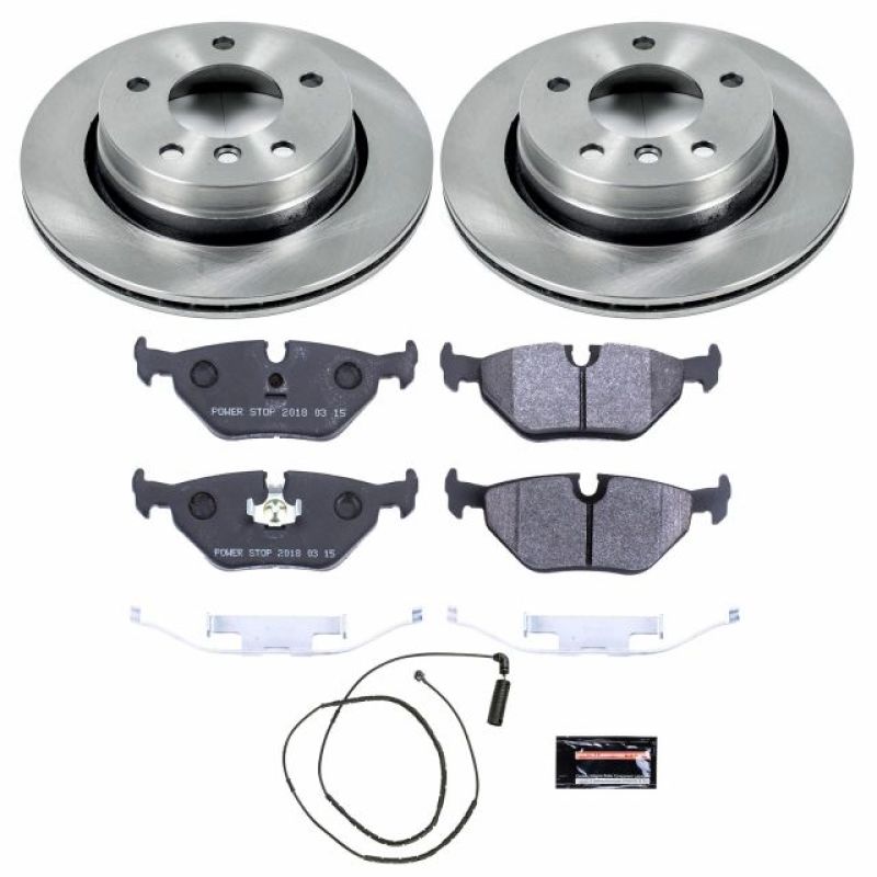 Power Stop 2000 BMW 323Ci Rear Track Day SPEC Brake Kit-Brake Kits - Performance Blank-Grocery Getter Performance