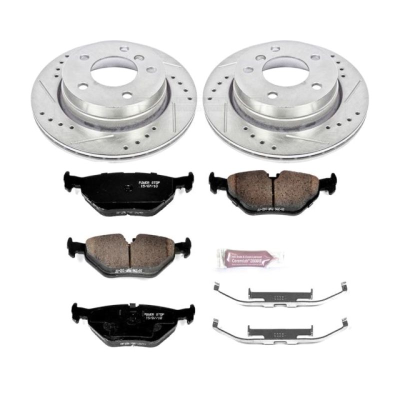 Power Stop 2000 BMW 323Ci Rear Z23 Evolution Sport Brake Kit-Brake Kits - Performance D&S-Grocery Getter Performance