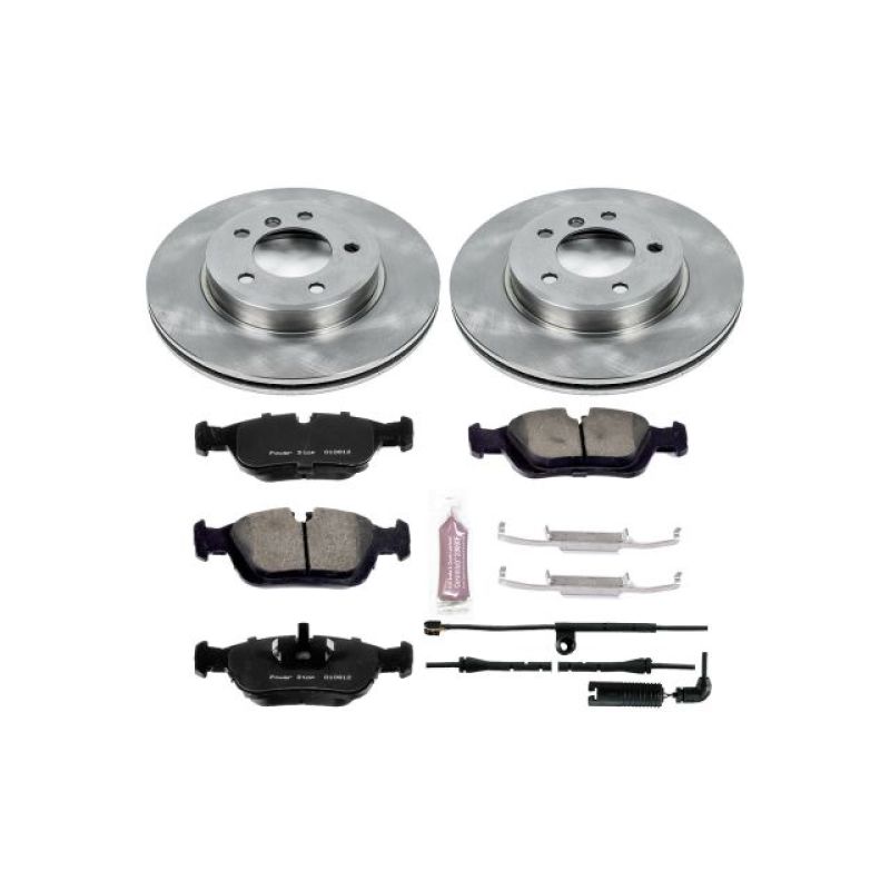Power Stop 2000 BMW 323i Front Autospecialty Brake Kit-Brake Kits - OE-Grocery Getter Performance