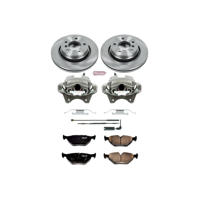 Power Stop 2000 BMW 323i Rear Autospecialty Brake Kit w/Calipers-Brake Kits - OE-Grocery Getter Performance