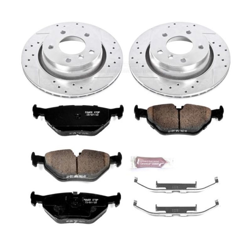 Power Stop 2000 BMW 323i Rear Z23 Evolution Sport Brake Kit-Brake Kits - Performance D&S-Grocery Getter Performance