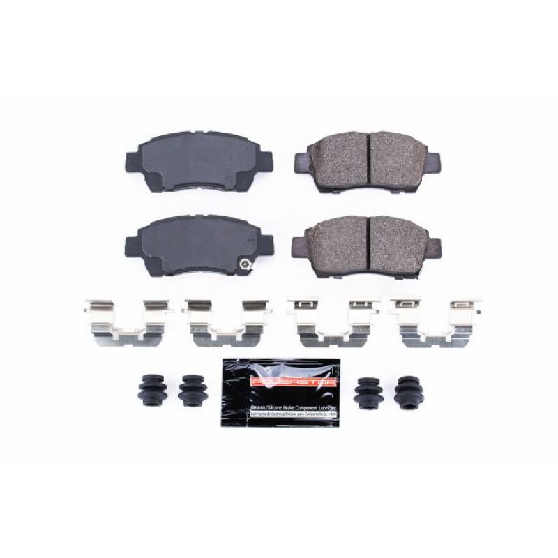Power Stop 2000 Toyota Echo Front Z23 Evolution Sport Brake Pads w/Hardware-Brake Pads - Performance-Grocery Getter Performance