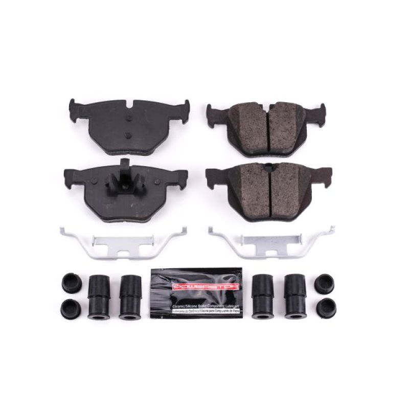 Power Stop 2006 BMW 330Ci Rear Z23 Evolution Sport Brake Pads w/Hardware-Brake Pads - Performance-Grocery Getter Performance