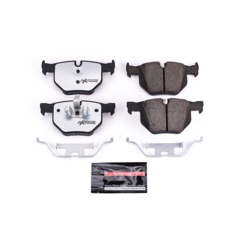 Power Stop 2006 BMW 330Ci Rear Z26 Extreme Street Brake Pads w/Hardware-Brake Pads - Performance-Grocery Getter Performance