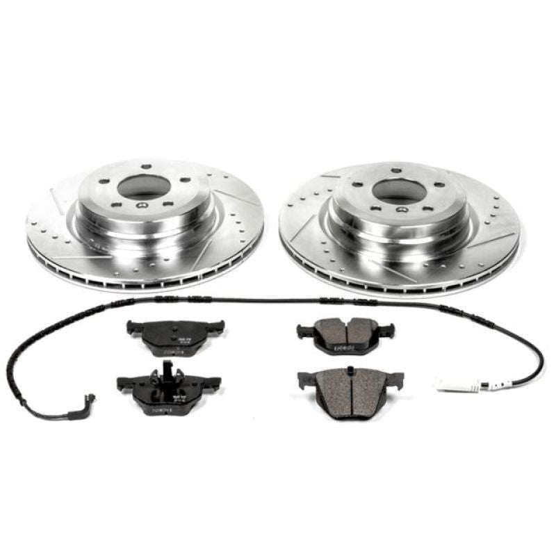 Power Stop 2006 BMW 330i Rear Z23 Evolution Sport Brake Kit-Brake Kits - Performance D&S-Grocery Getter Performance
