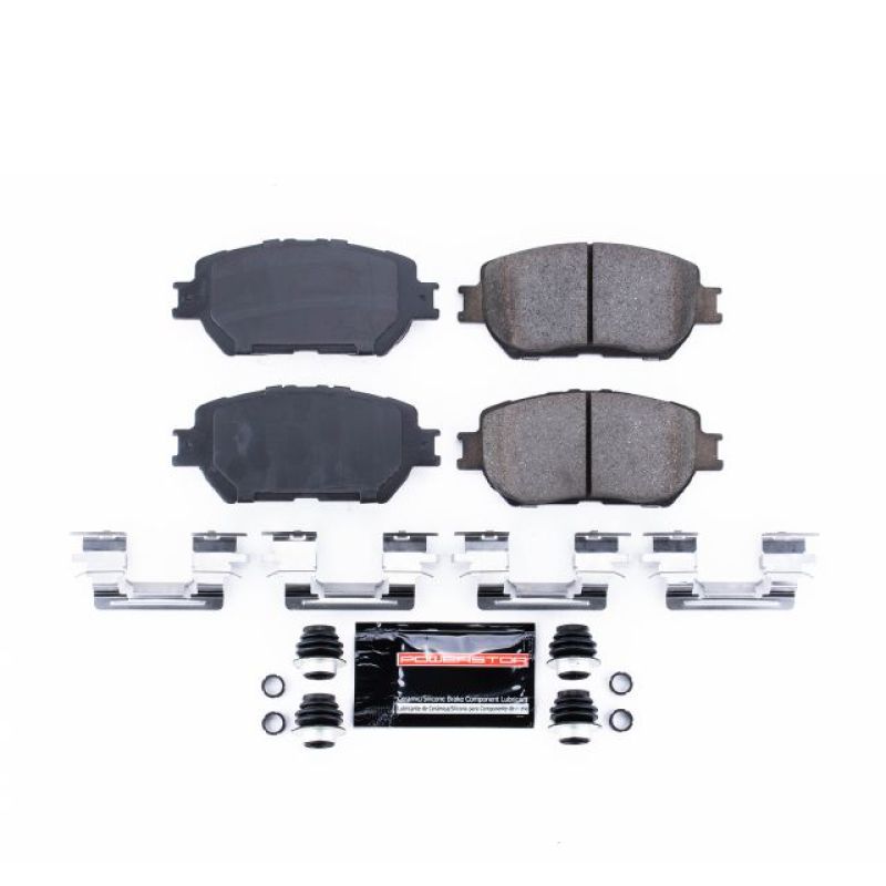 Power Stop 2006 Lexus GS300 Front Z23 Evolution Sport Brake Pads w/Hardware-Brake Pads - Performance-Grocery Getter Performance