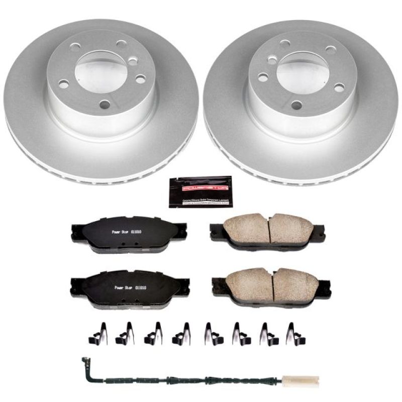 Power Stop 2007 BMW 328i Front Z23 Evolution Sport Coated Brake Kit-Brake Kits - Performance D&S-Grocery Getter Performance