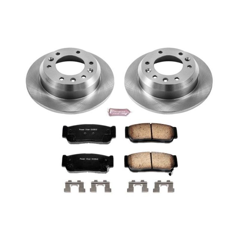 Power Stop 2007 Hyundai Entourage Rear Autospecialty Brake Kit-Brake Kits - OE-Grocery Getter Performance