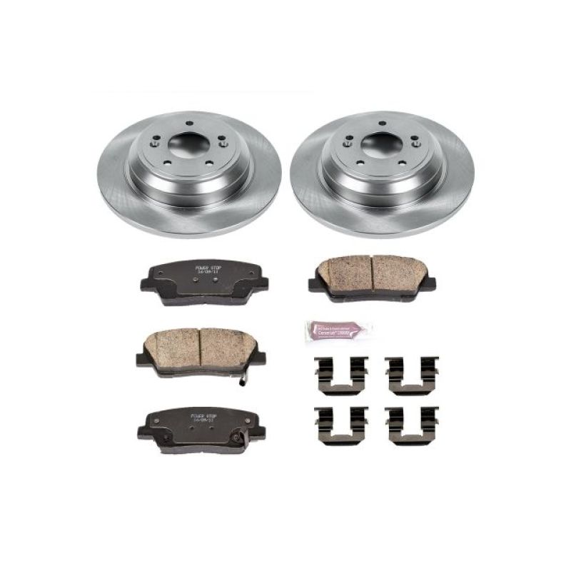 Power Stop 2009 Hyundai Genesis Rear Autospecialty Brake Kit-Brake Kits - OE-Grocery Getter Performance